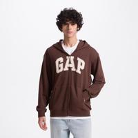Gap 男女装春款字母logo美式休闲毛圈连帽卫衣外套611720