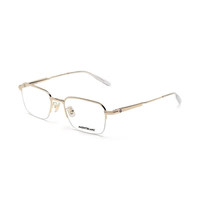 MONTBLANC 万宝龙 MB0220OA 男士金属眼镜框架 金色