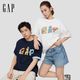 Gap 男女装2026春季新款logo印花纯棉宽松圆领短袖T恤上衣866085