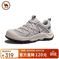 骆驼 牌 千山户外工装防撞抓地登山休闲徒步鞋子男 P16A342023 浅灰