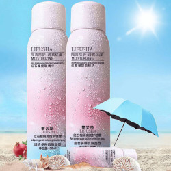 LIFUSHA 红石榴防护喷雾150ml 高倍隔离补水保湿晒后呵护男女士户外防护霜 红石榴防护喷雾150mlX