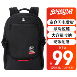 SUISSEWIN 祥兴商务休闲电脑包初高中学生书包笔记本电脑包旅行包黑色9018