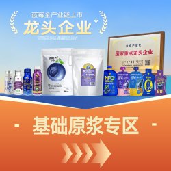 沃田蓝 莓原浆蓝莓汁500ml*盒
