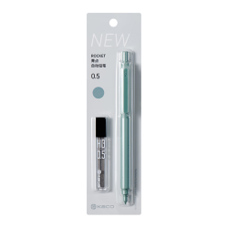 KACO 菁点 防断芯自动铅笔 0.5mm HB 苍色 1支笔+1盒铅芯