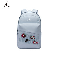 NIKE Jordan儿童双肩包大学生书包 NikeAJ可粘可撕DIY徽章背包电脑包