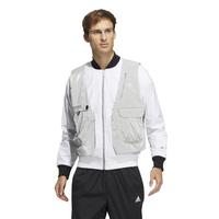 adidas TF WV JACKET男士舒适休闲运动针织夹克外套假两件