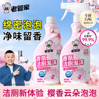老管家 香氛洁厕泡沫 杀菌除垢 500g*2 洁厕剂