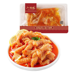 小胡鸭 柠檬酸辣味无骨鸡爪鸭掌等 多口 柠檬去骨鸡爪200g