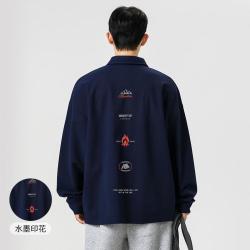 MMOPTOP 户外通勤宽松百搭长袖T恤男秋季亲肤舒适打底衫