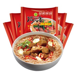稻花香 过桥米线云南米线粉丝冲泡速食正宗细粉丝方便面8袋整箱装