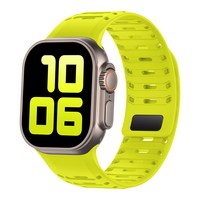 CLOUDHIS 适用苹果手表表带s11硅胶磁吸iwatch表带s9夏ultra3代applewatch表带se2男女款s8高级s10运动6透气s7