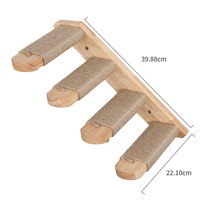 福丸 猫爬架墙壁式实木挂墙上猫窝猫树一体猫架壁挂猫咪猫墙壁跳台