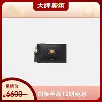 VERSACE 老钱风奢华金属徽标手拿包高智松弛感