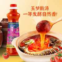 88VIP：玉梦 贵州凯里红酸汤复合调味料500g火锅底料番茄酸汤调味*2瓶