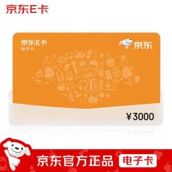京东E卡 经典卡3000元（电子卡）