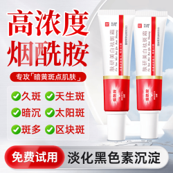 施丹雅 烟酰胺凝胶美白祛斑霜淡化黑色素去斑霜雀斑黄褐斑老年斑晒斑 20g
