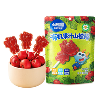 小鹿蓝蓝 有机果汁山楂棒/80g