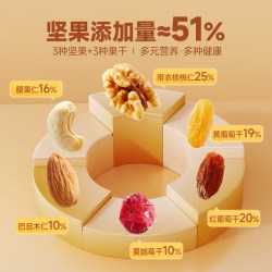 三只松鼠 新品三只松鼠每日坚果量贩罐装400g
