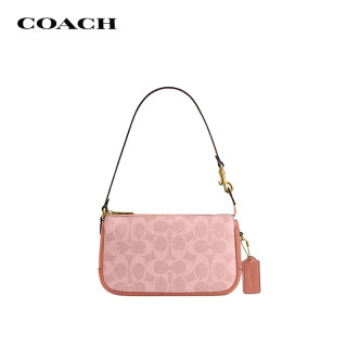 COACH PLAZA 18号手袋 B4/甜瓜色 粉色