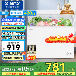 星星 减霜净味 冰柜  300L