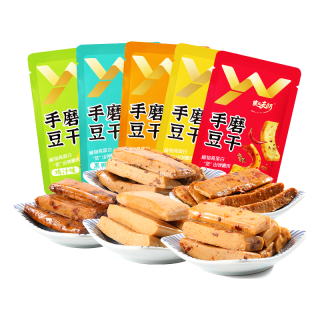 禹王营养 嫩豆干+香菇豆干 混合味 约1kg 休闲零食