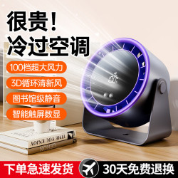 塔菲克 桌面小风扇USB静音制冷超强大风力台式便携空调扇宿舍家用办公室挂壁卧室长续