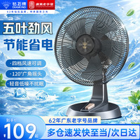 钻石牌 电风扇家用台式风扇宿舍卧室台扇客厅办公室台风扇节能省电摇头电扇FT-35-1