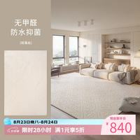 Y U-LIVE 地毯防水可擦免洗客厅2025卧室轻奢高级地毯法风奶油风大面积 硅藻丝-沙伦玫瑰A 300cm