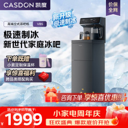 凯度 冰泉茶吧机可制冰2026年新款家用高端免安装客厅办公室饮水机VB5【全新升级可制