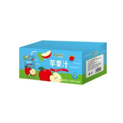 真果 苹果汁12盒整箱小瓶装0脂肪0添加酸甜畅饮早餐饮品健康解腻果蔬汁