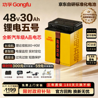 功孚 48V30Ah 锂电池 电动车电瓶