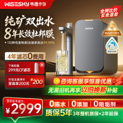 韦思卡尔 黑积木3.0纯矿双出水厨下净水器ro反渗透M5净水机家用
