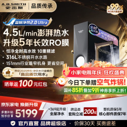 A.O.SMITH 佳尼特净水器加热直饮一体机厨房专用台下即热净饮一体机饮水机