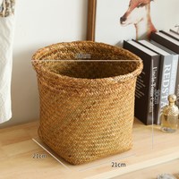 ken's Kens 草编脏衣篮 椭圆大号 30/34