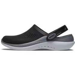 crocs LiteRide夏季户外休闲洞洞沙滩凉拖鞋黑灰206708-0DD