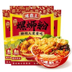 螺霸王 经典原味螺狮粉 330g*3袋 送大片腐竹