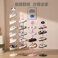 家用简易门口鞋柜省空间宿舍吸盘鞋架子出租房经济型鞋子收纳神器