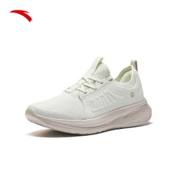 安踏 逸捷丨运动休闲鞋男鞋春夏舒适健步鞋一脚蹬开车鞋子男 净瓷白-2 43