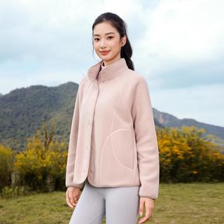 雪中飞 女式摇粒绒外套 短款 女士短外套