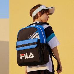 FILA 儿童双肩包男童女童小学生蝶翼护脊减负一到六年级书包