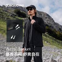 HOUDINI AeroJacket 轻薄立领抓绒衣 黑色 XL