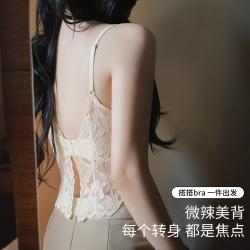 欧迪芬 吊带美背一体式背心内搭带胸垫打底聚拢内衣