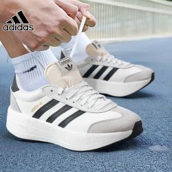 adidas 男女休闲鞋CITYRNR厚软底缓震T头德训鞋防滑运动鞋JI0831