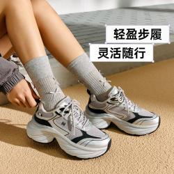 安踏 厚底增高 女士休闲鞋