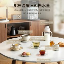 西屋电气 西屋（Westinghouse）即热式饮水机 曼哈顿台式小型饮水机家用 制冰水冷热含有钛不锈钢水箱办公室客厅