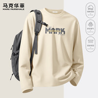 马克华菲 男士100%纯棉长袖T恤衫