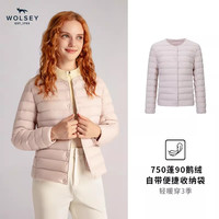 移动端：WOLSEY 浮云轻薄排骨羽绒服男女款750蓬时尚保暖外套