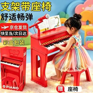 LIVING STONES 电子琴儿童钢琴玩具3-6岁1-3岁宝宝婴儿周岁礼物玩具女孩生日礼物