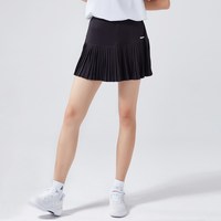 KAWASAKI 羽毛球服女夏季针织短裙带安全裤舒适透气时尚运动半身裙 SK-S2752 白色 L