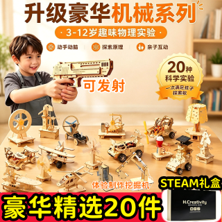 LIVING STONES 儿童物理科学实验套装8-12岁科学小实验6-8岁玩具机械小学生男孩